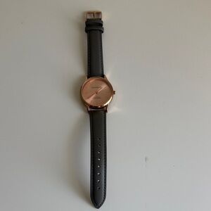 Brand new! Monroe Rose Gold Watch with gray Strap